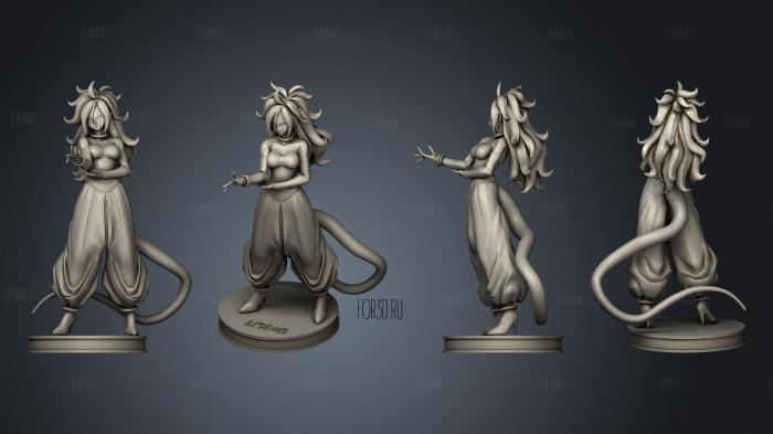 Android 21 stl model for CNC