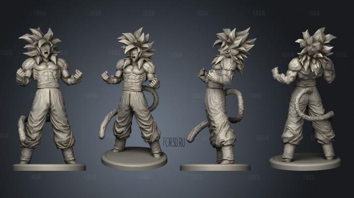 GOKU SUPER SAIYAJIN stl model for CNC