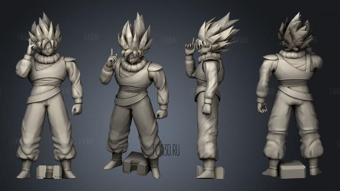 Goku yardrat Dragon Ball stl model for CNC