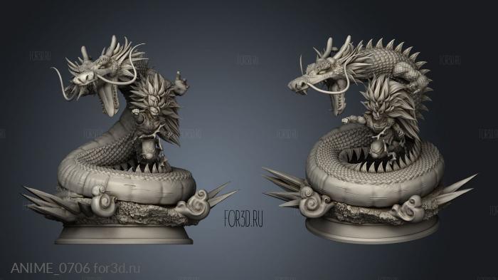 goku dragon stl model for CNC