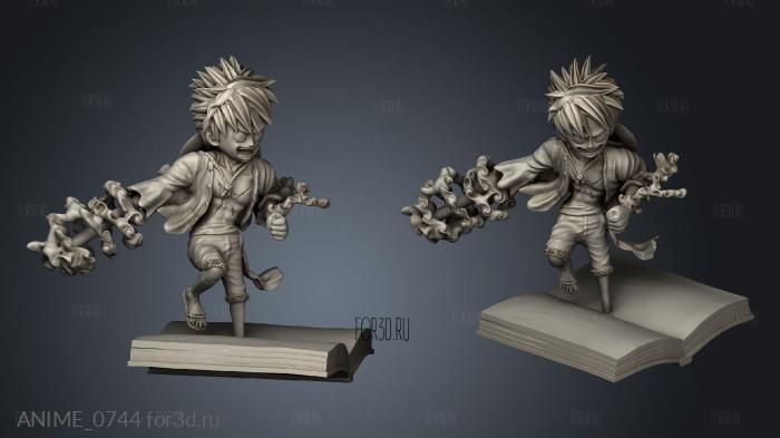 Luffy Anime stl model for CNC