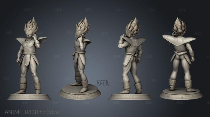 Vegeta and Nappa Dragon Ball stl model for CNC