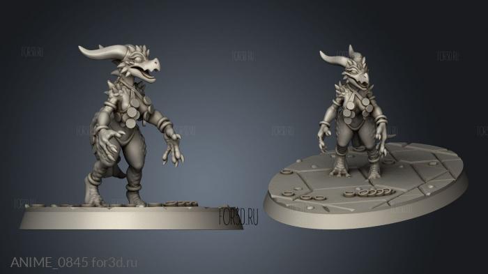 Drakkisath Wyrm Spawn Brood Tender Base stl model for CNC