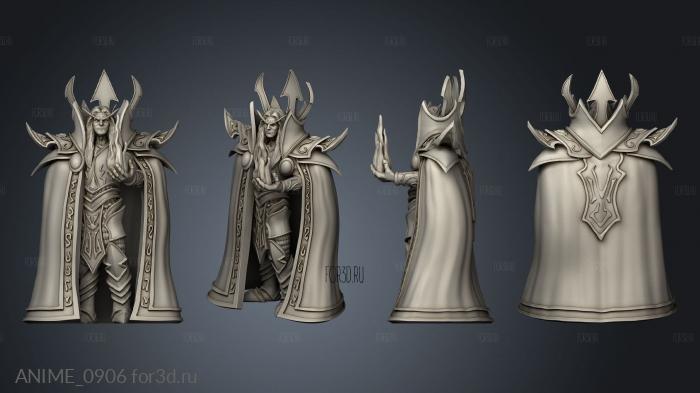 Blood Elves Mage Lord Fire elf 3d stl модель для ЧПУ