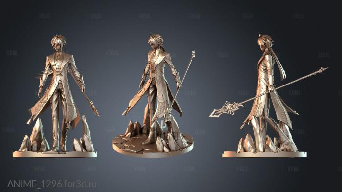ANIME_1296 3d stl модель для ЧПУ