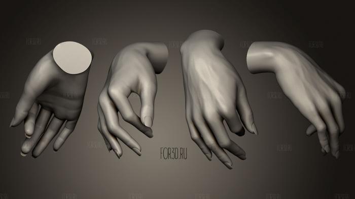 Female Hand Sculpt 2 3d stl модель для ЧПУ