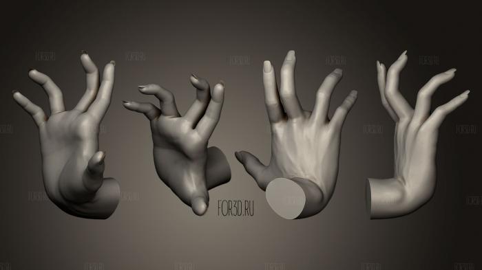 Female Hand Sculpt 7 3d stl модель для ЧПУ
