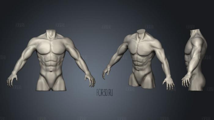 Human Body 3d stl модель для ЧПУ