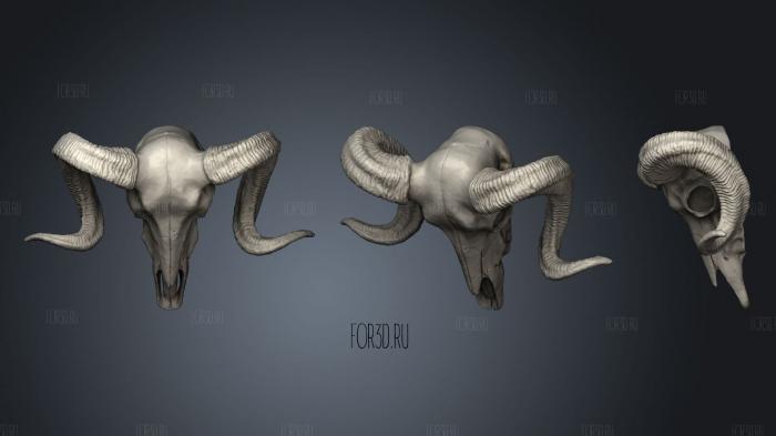 Ram Skull Pendant