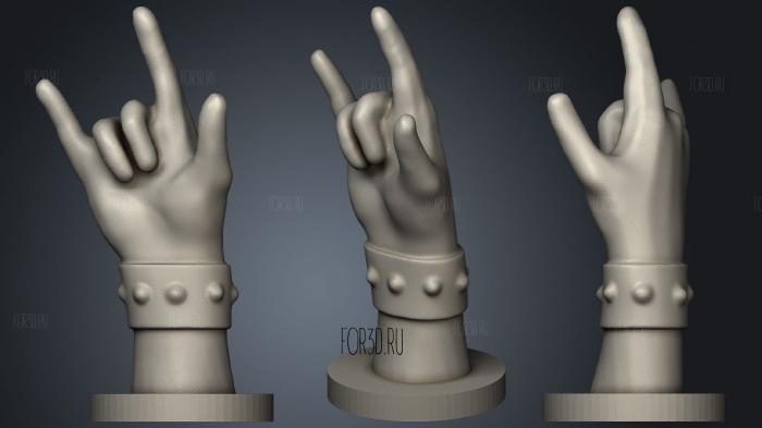 ROck and roll stl model for CNC