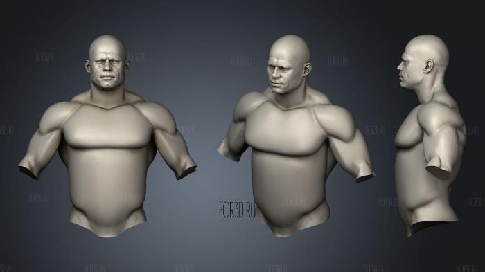 Лепите мужское тело 3d stl модель для ЧПУ