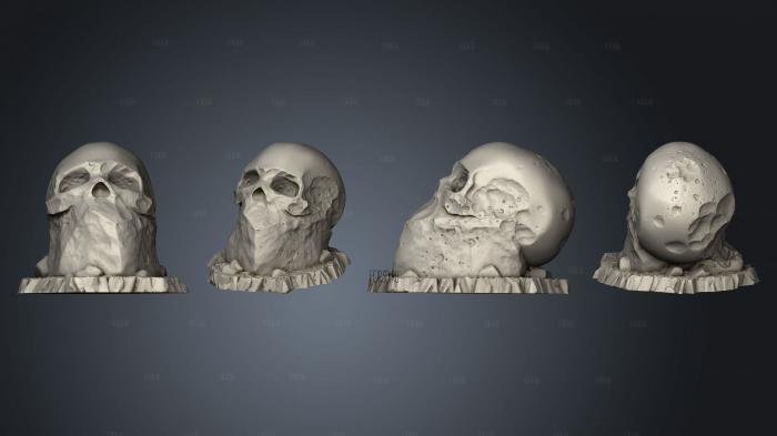 Pre Giant Skull Stones  04 stl model for CNC