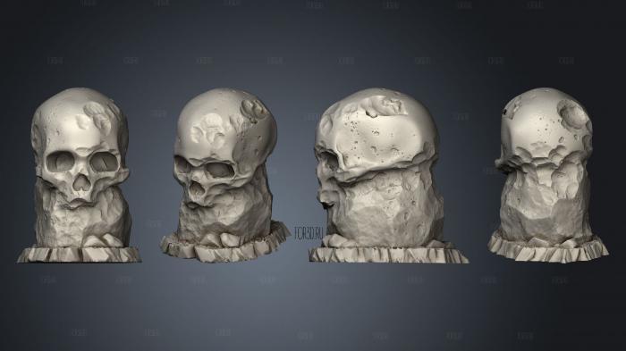 Pre Giant Skull Stones  06 3d stl модель для ЧПУ