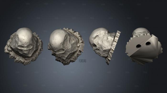 Pre Giant Skull Stones  07 stl model for CNC