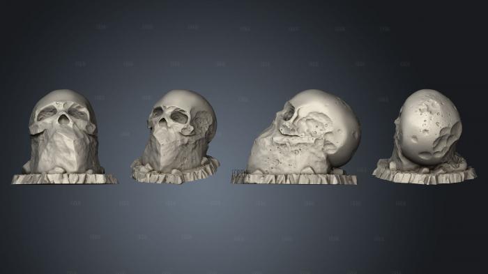 Pre Giant Skull Stones  08 stl model for CNC