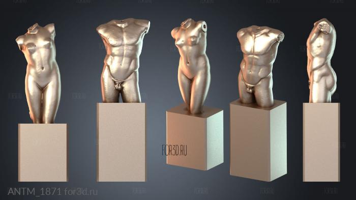 ANTM_1871 stl model for CNC