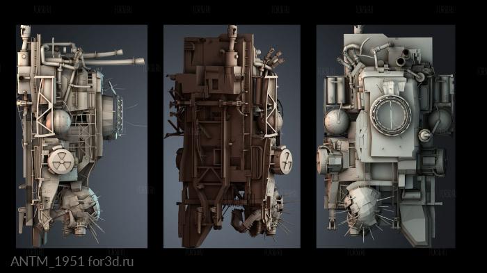 ANTM_1951 3d stl модель для ЧПУ