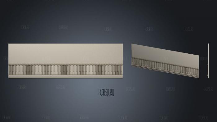 Cornices 3d stl for CNC