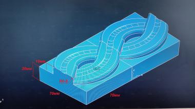 Подступенок 3d stl модель для ЧПУ