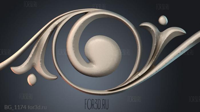 BG_1174 3d stl модель для ЧПУ