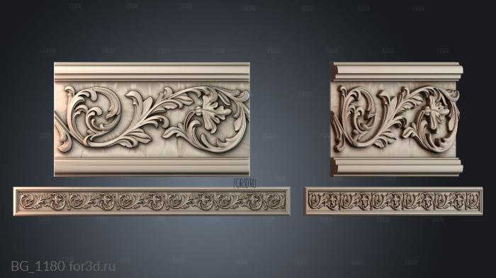 BG_1180 3d stl for CNC
