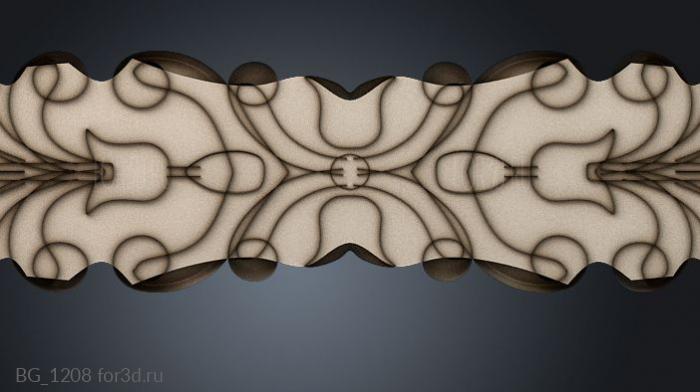 BG_1208 3d stl for CNC