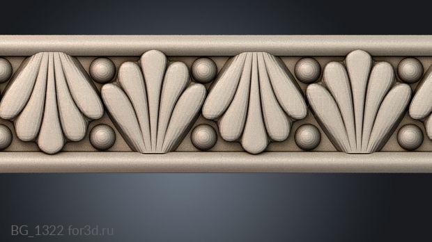BG_1322 3d stl for CNC