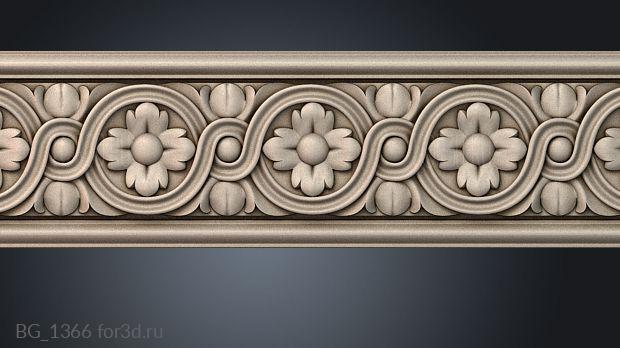 BG_1366 3d stl for CNC