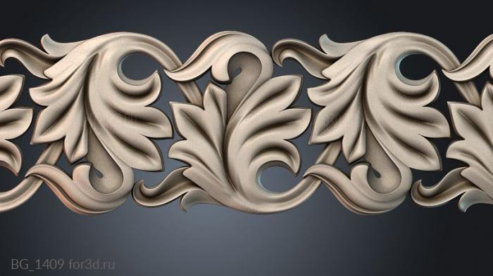 BG_1409 3d stl for CNC
