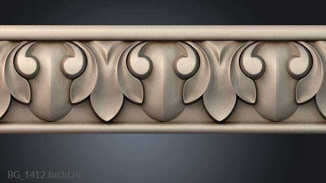 BG_1412 3d stl for CNC