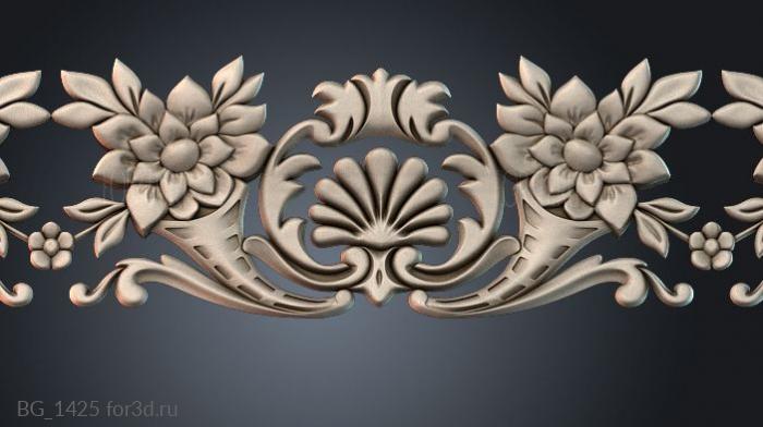 BG_1425 3d stl for CNC