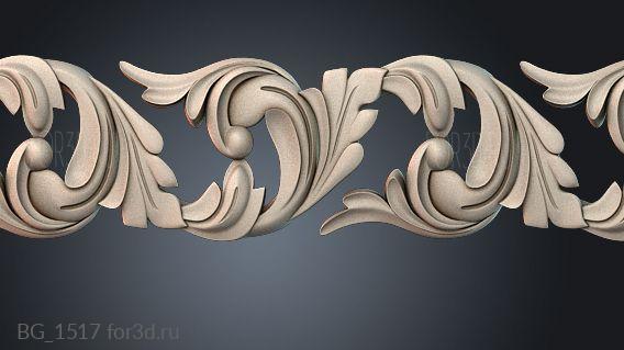 BG_1517 3d stl for CNC