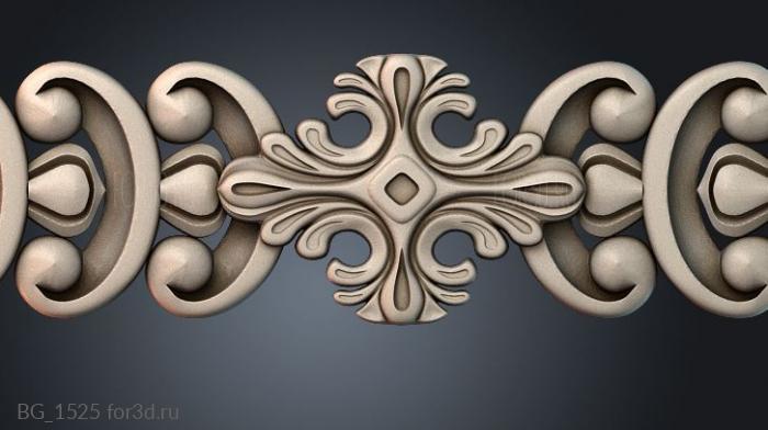 BG_1525 3d stl for CNC