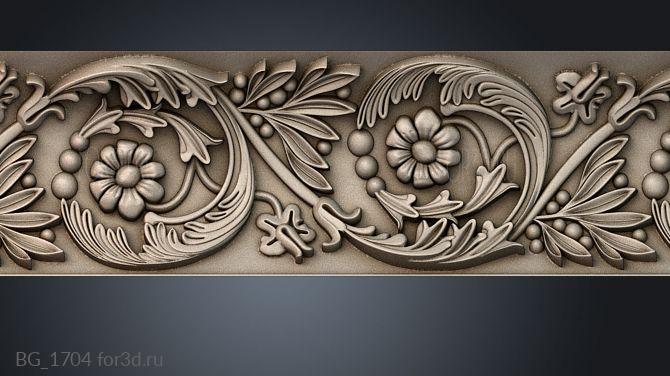 BG_1704 3d stl for CNC