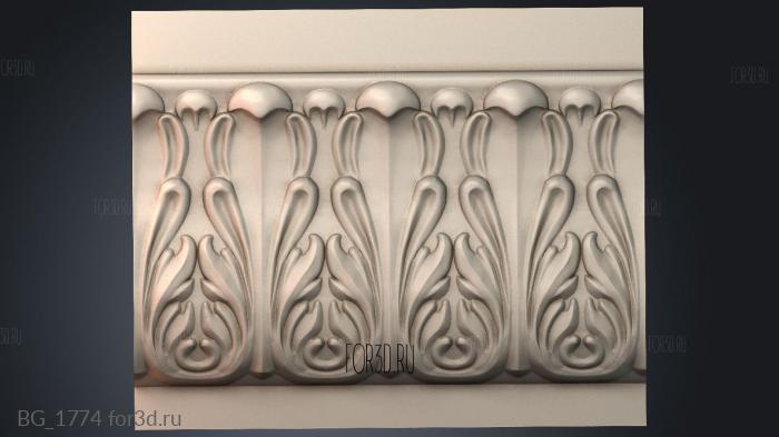 BG_1774 3d stl for CNC