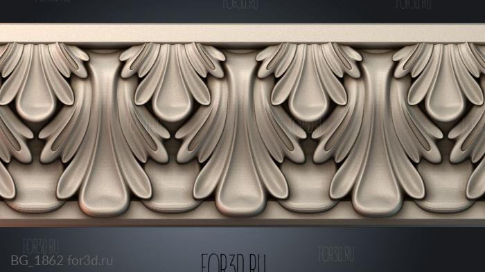 BG_1862 3d stl for CNC