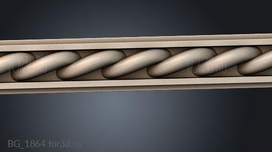 BG_1864 3d stl for CNC