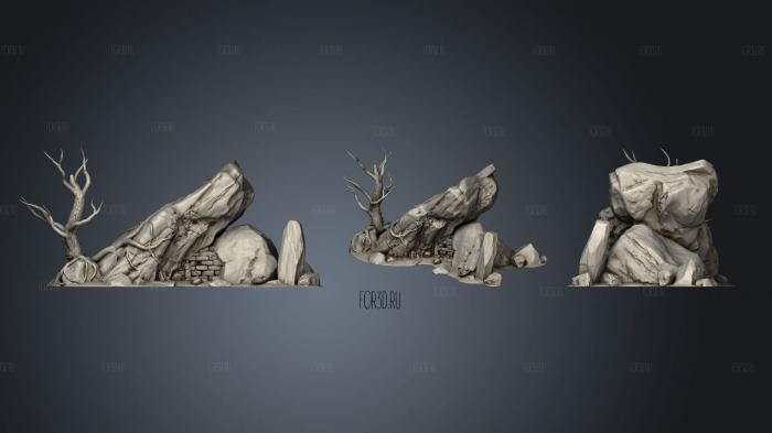 Ancient Tomb stl model for CNC