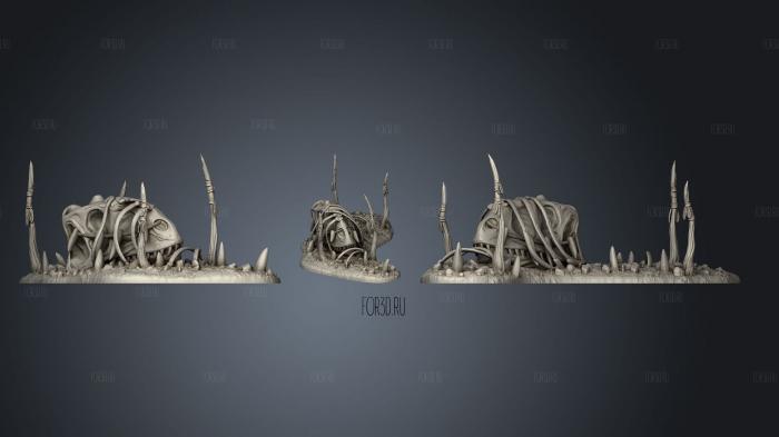aztec terrain scatter7 supports stl model for CNC