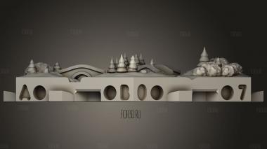 Переправа через реку 3d stl модель для ЧПУ
