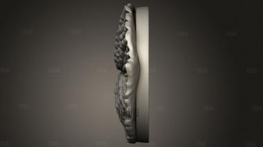 Лист 3d stl модель для ЧПУ