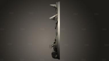 Овальный 3d stl модель для ЧПУ