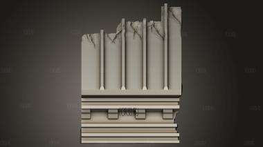 Вершина здания Тюльпанный тиранид 3d stl модель для ЧПУ