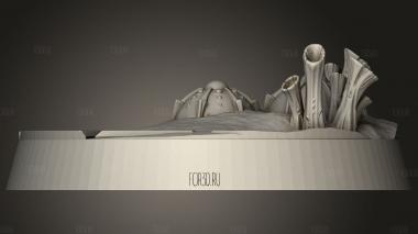 Тюльпан тиранид 3d stl модель для ЧПУ
