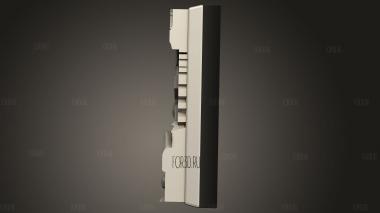 Прямоугольник 3d stl модель для ЧПУ