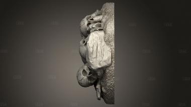 Черепа и Кости 3d stl модель для ЧПУ
