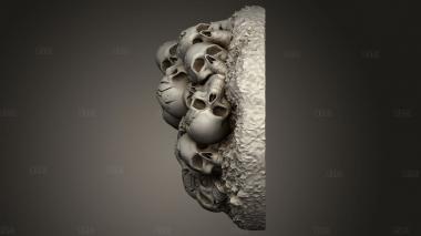 Черепа и Кости 3d stl модель для ЧПУ