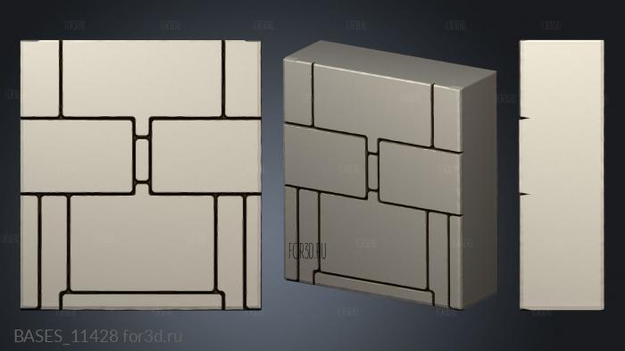 BASES_11428 stl model for CNC