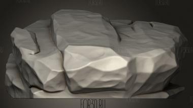 Рельеф Скалистый 3d stl модель для ЧПУ