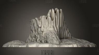 Пень от дерева 3d stl модель для ЧПУ